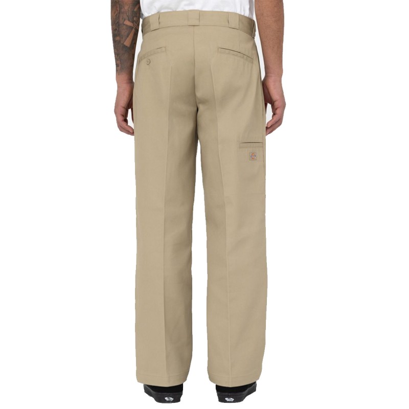 DICKIES Double Knee Rec Loose Work Pants Khaki
