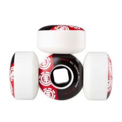 DONGKER Roues De Skateboard,4 Roues De Croisière 52 Mm 95a Avec Roulements Pour Piscines En U,Ralentisseurs,Nids-de-Poule,Routes De Gravier,Routes Carrelées