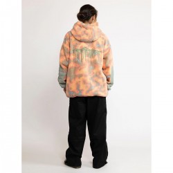 VOLCOM Iguchi Tigerlily Zip Fleece sherpa hoodie