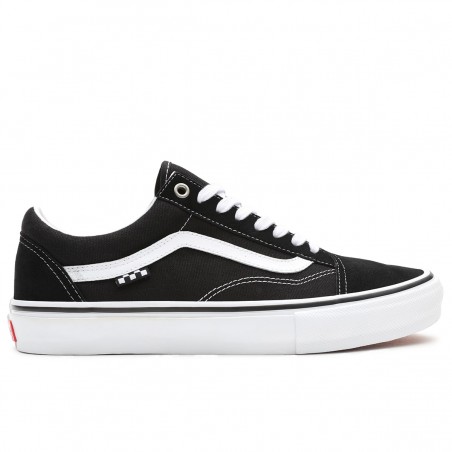 low top vans black and white