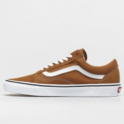 vans old skool brown skate shoes
